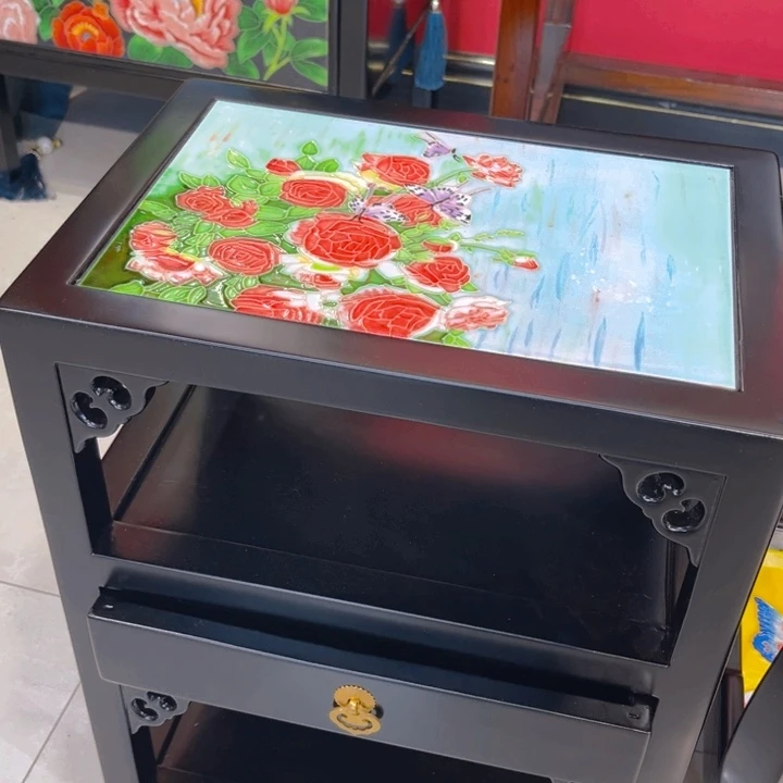 盖子款瓷板画艺术作品