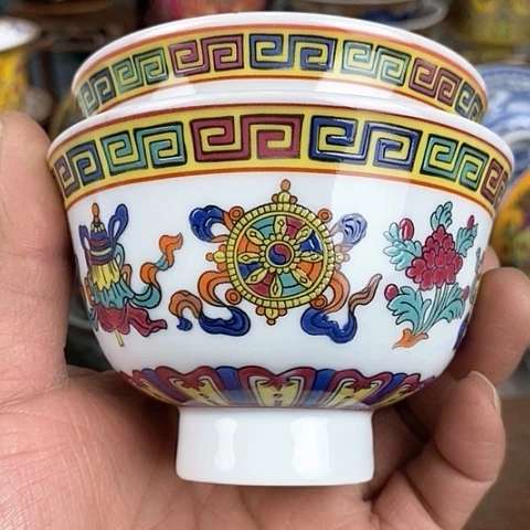 景德镇陶瓷藏式茶碗