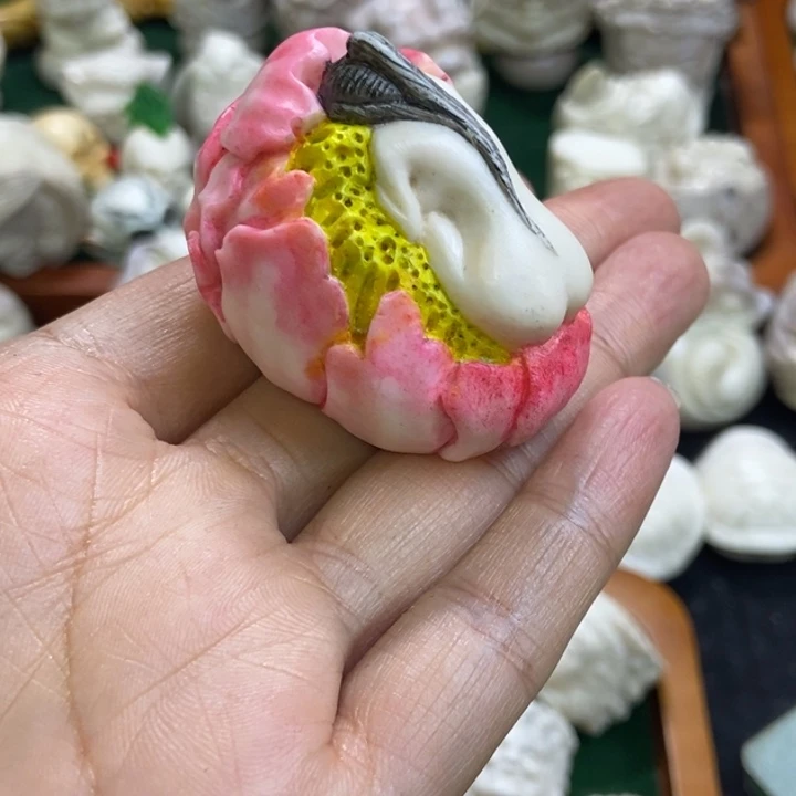 小****配饰鹿角雕刻一个出