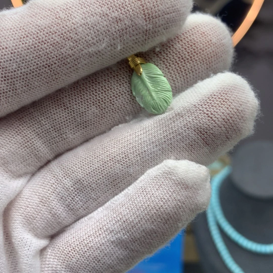 绿松石挂件未镶嵌