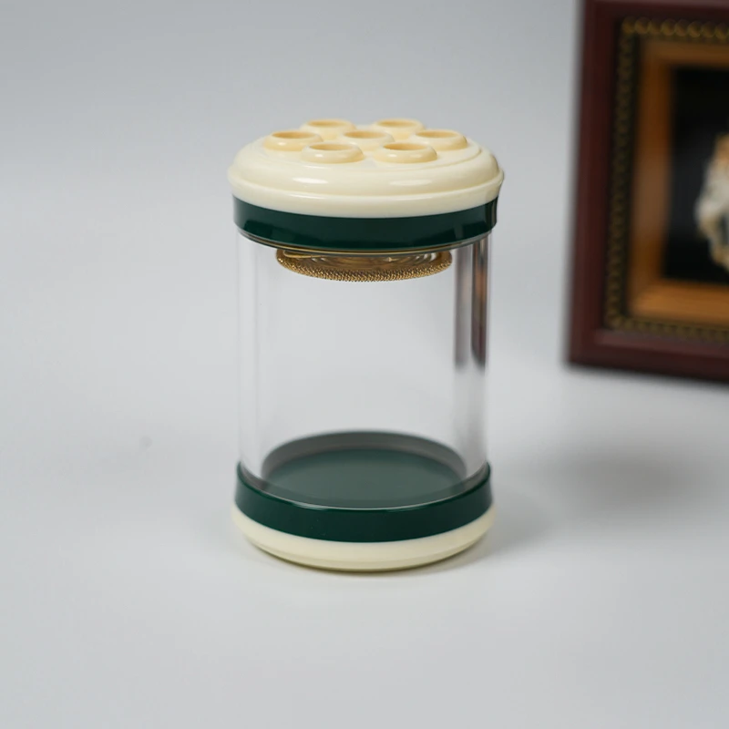 TIGER老虎出品·65老藏绿拼密胺变色海派罐