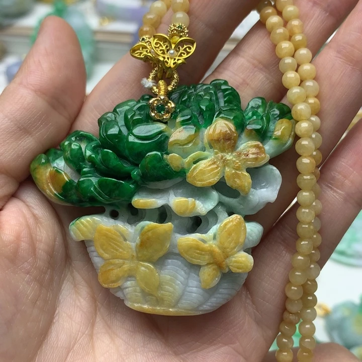 颈饰未镶嵌翡翠翡翠