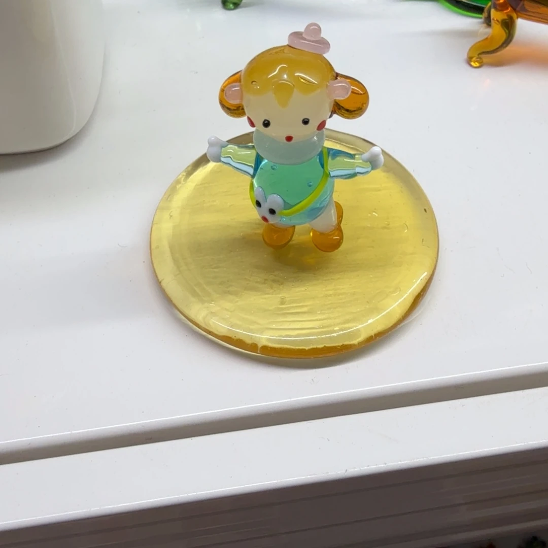 I***D琉璃手工艺品底座小女孩