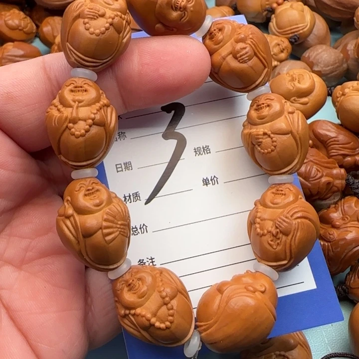 橄榄核手串爱*A橄榄核雕工艺手串