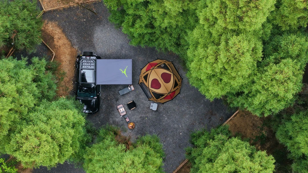 【9U同款】旅行部落侧边帐篷WAGON TRIBE黑胶天幕遮阳棚坦克300 400