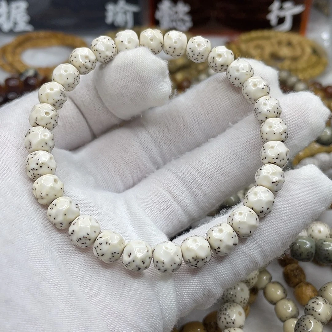 手串星月菩提S级金标款8➕原脂白