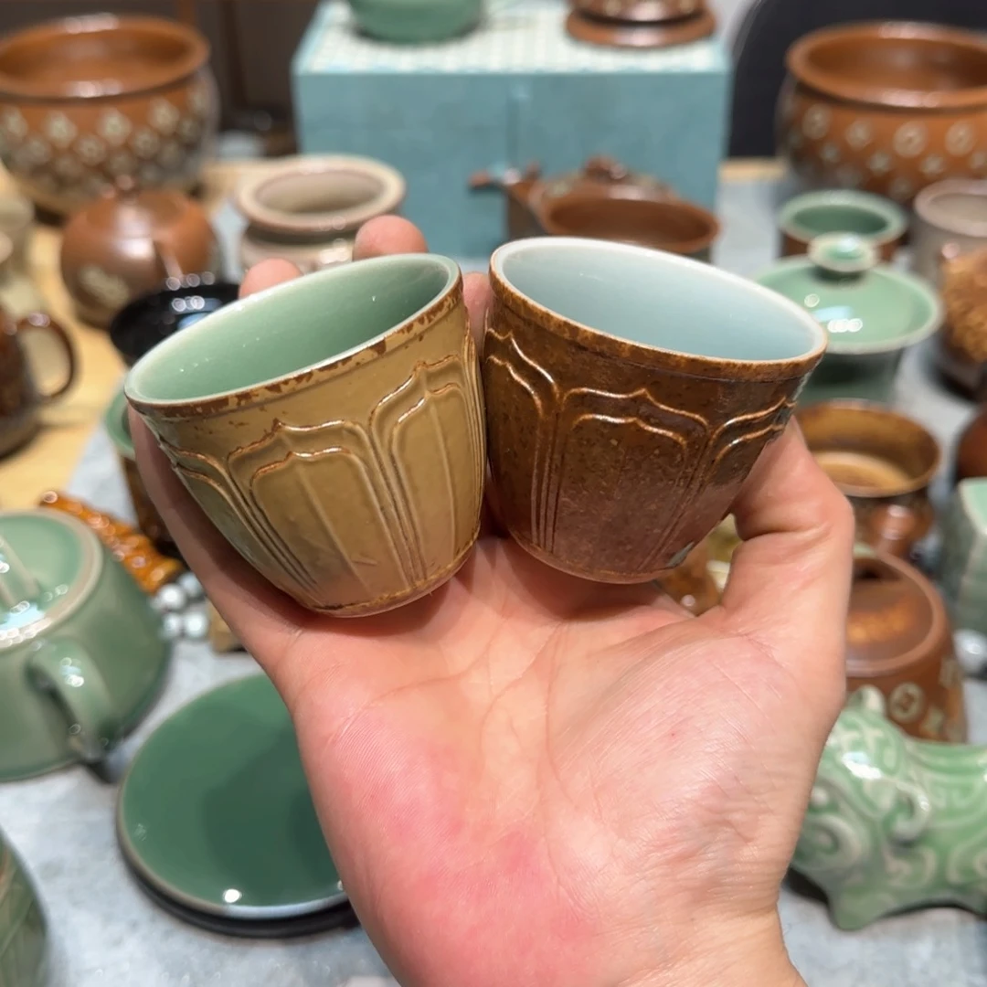 小金茶具青瓷茶器