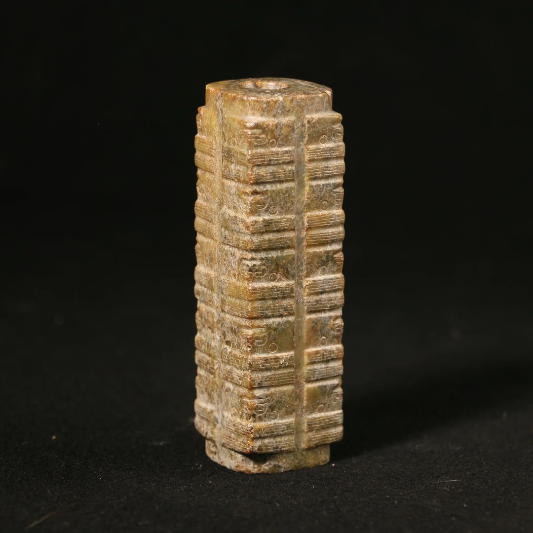 39G34   明   和田玉玉琮