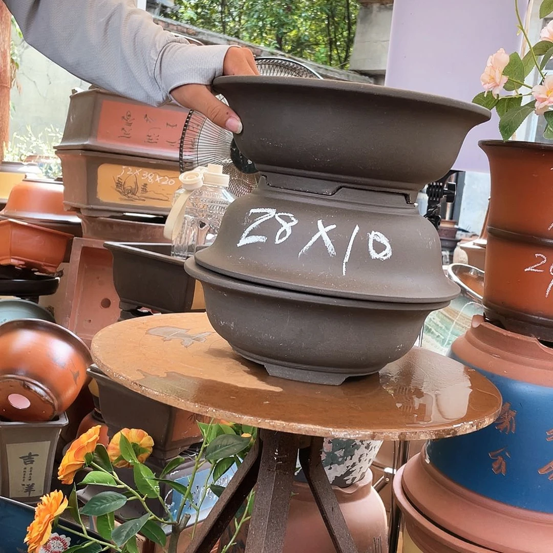 28碗盆三个花盆紫砂花盆紫砂