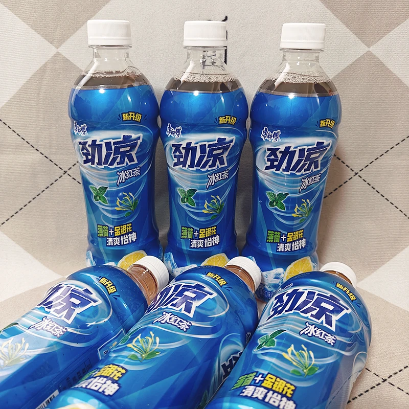 康师傅劲凉冰红茶500ml茶饮料饮品解暑过年年货婚庆聚会饮品食品