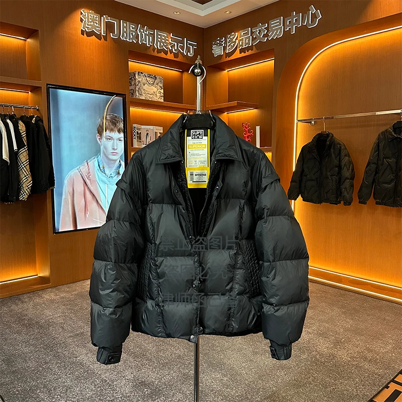 2025SS白鸭绒羽绒服【假两件夹克领】YR6059设计感加厚外套（苗苗）
