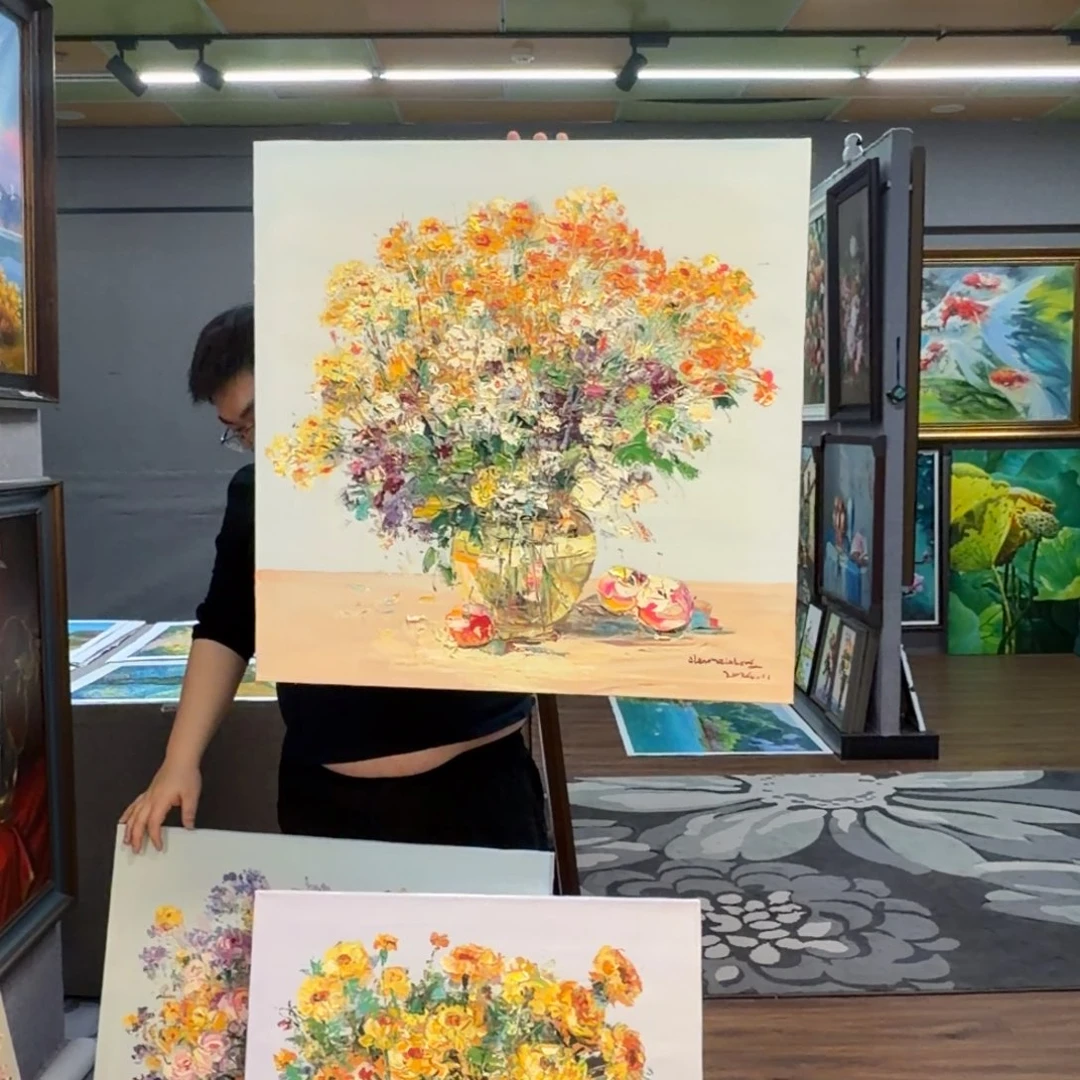 油画我的小可爱小可爱们