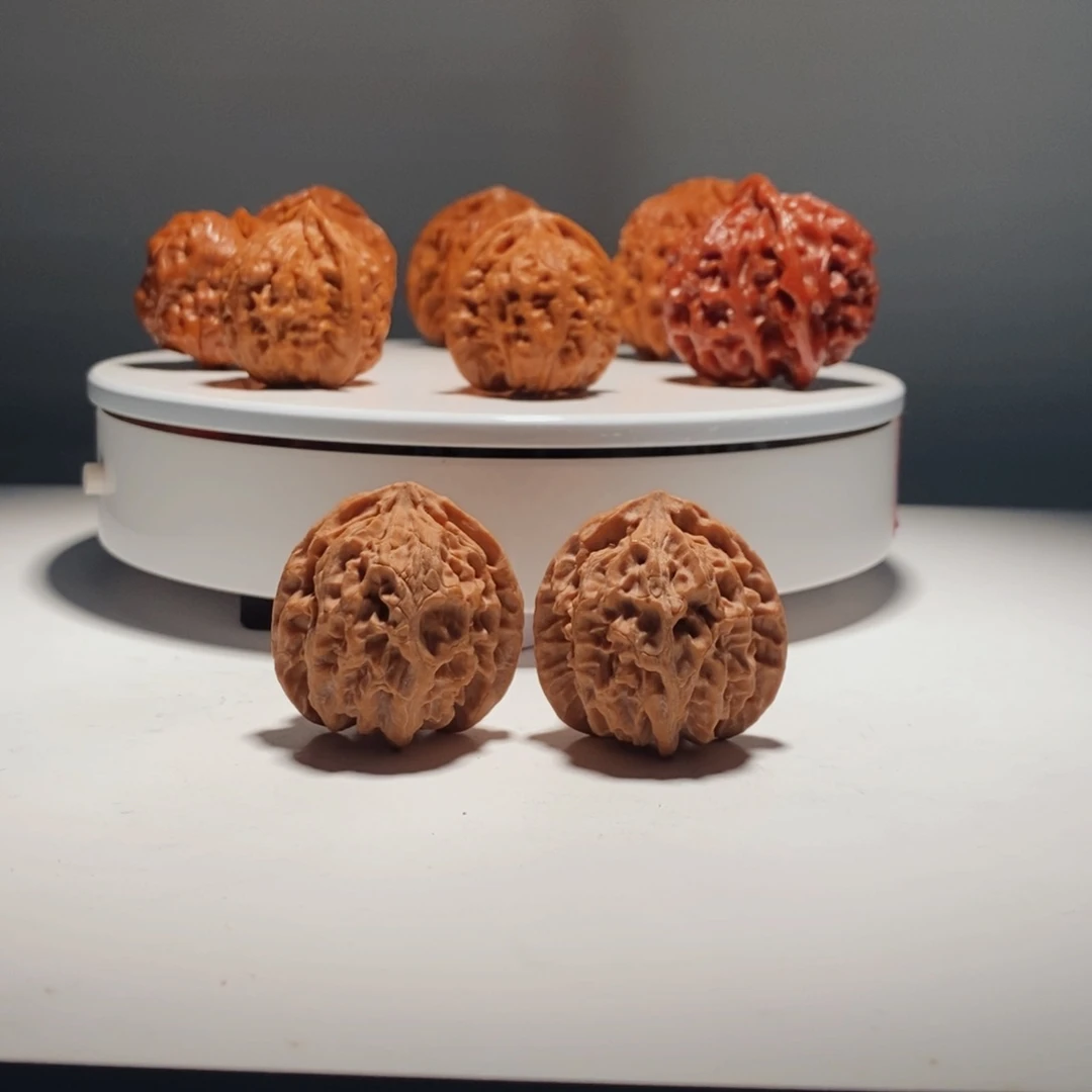 文玩核桃把件L*x  362号-逸捻之間橙皮苹果园-35尺