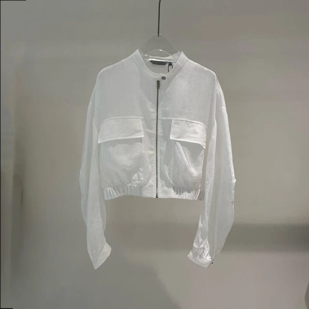 云艾诺丝女装夏季短外套-休闲百搭轻薄防晒外套1087