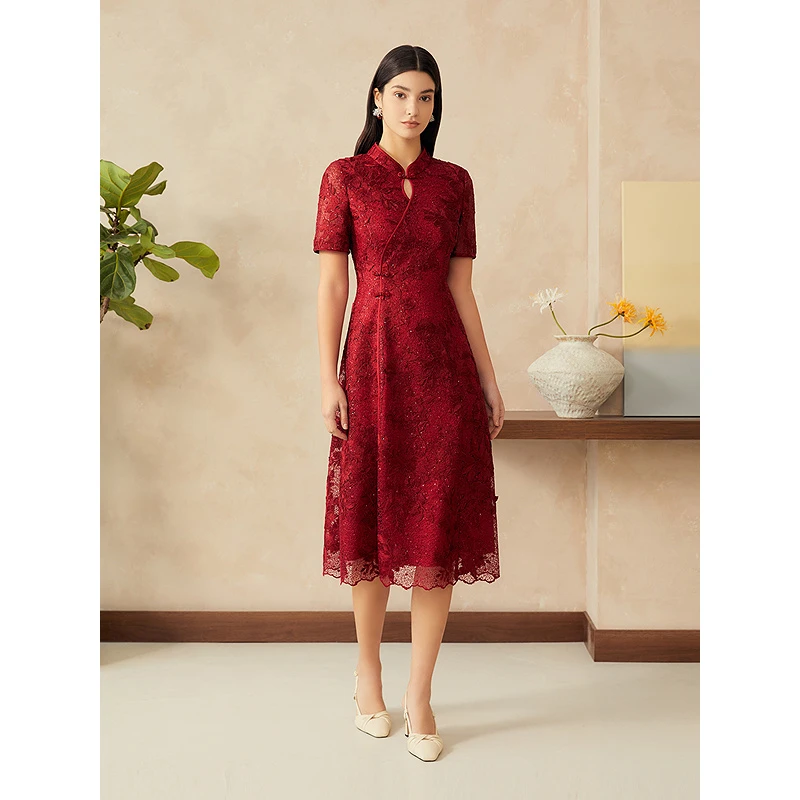 【新中式】YINER音儿专选2025新款连衣裙8C65105026