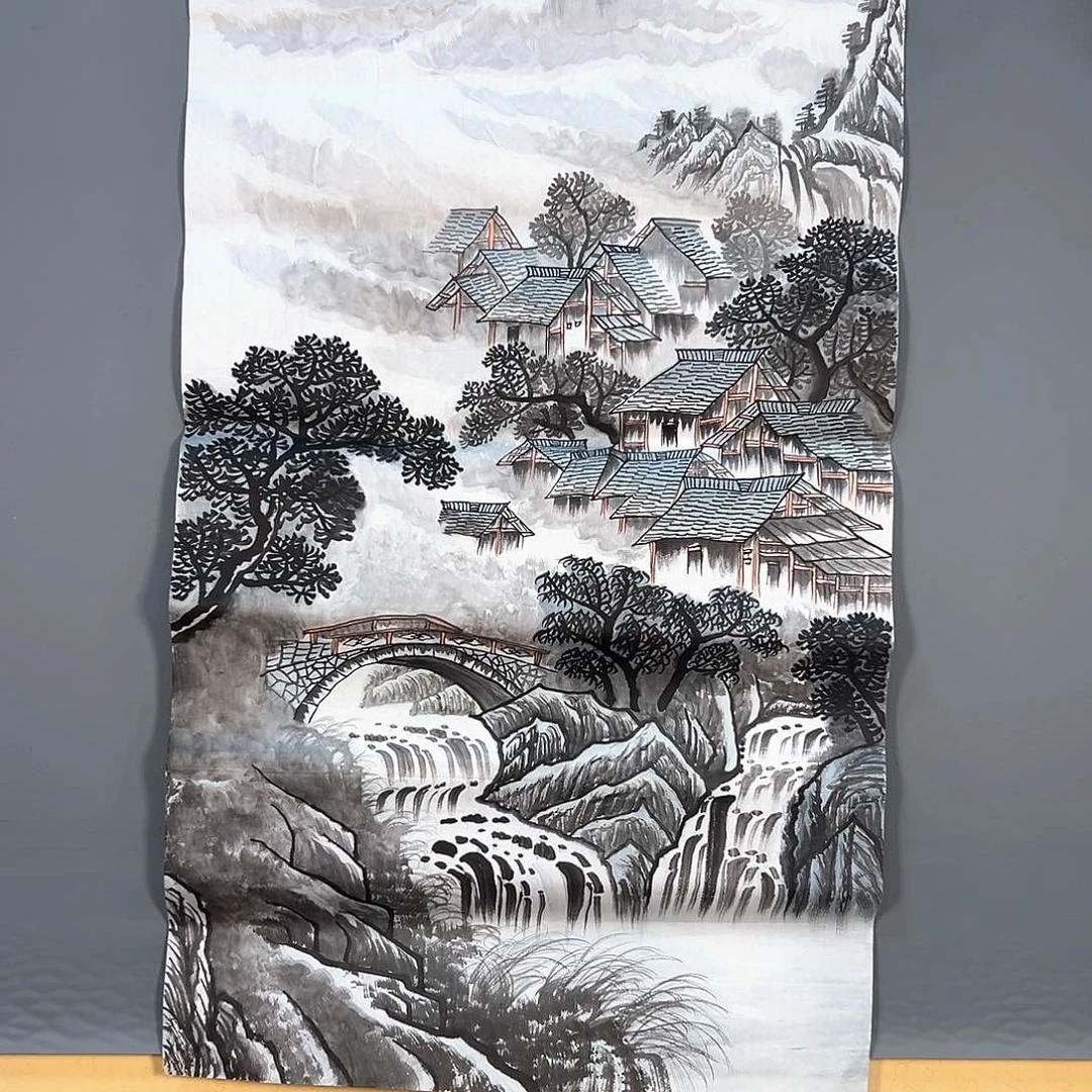 国画603 花鸟和蝴蝶在这里相遇