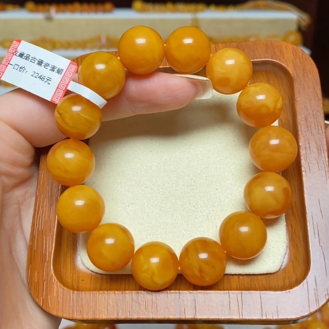 【闪购商品】未镶嵌蜜蜡手链手串