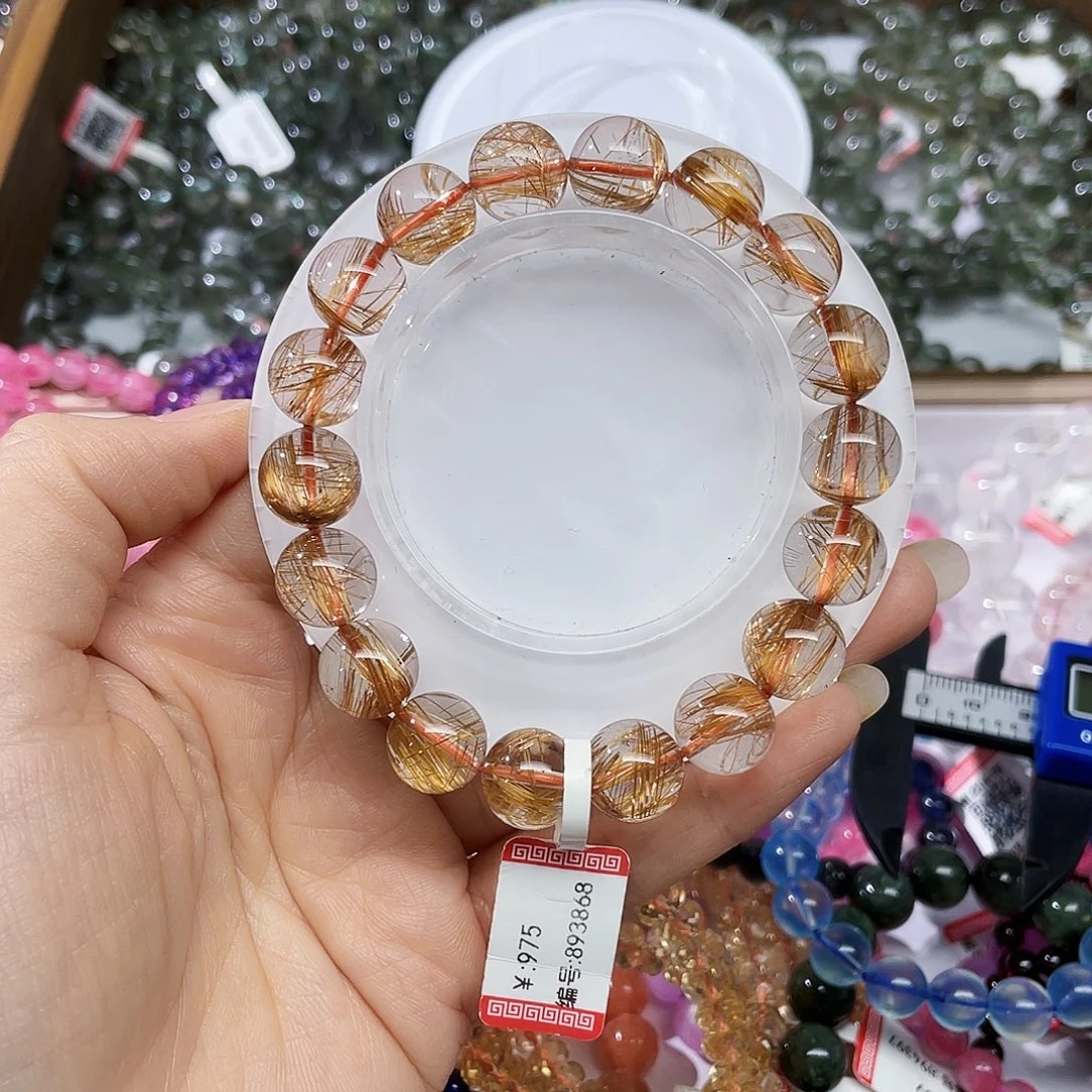 *****未镶嵌手链水晶铜发晶11.6m