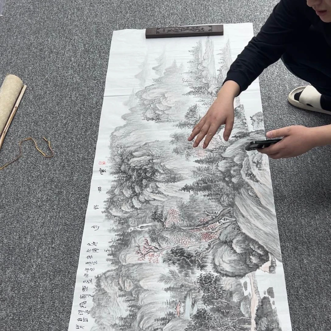 国画卖字画的小老板