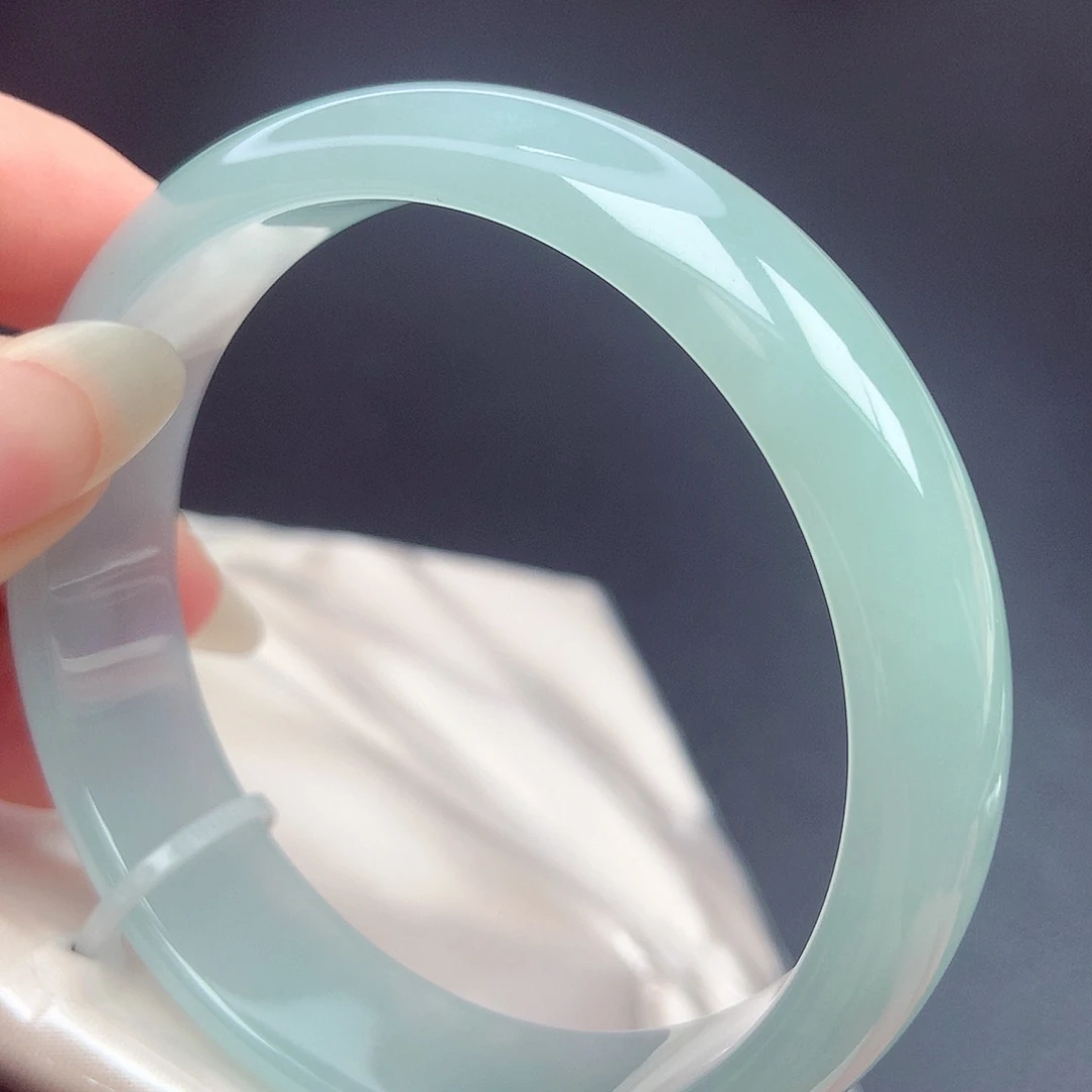 翡翠未镶嵌手镯58.8圈口