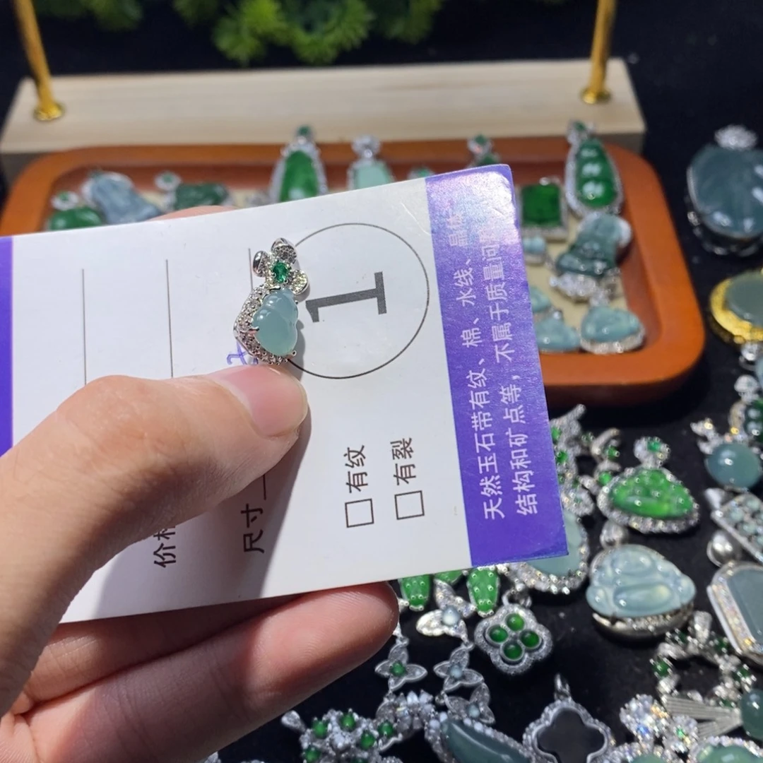 翡翠未镶嵌颈饰翡翠