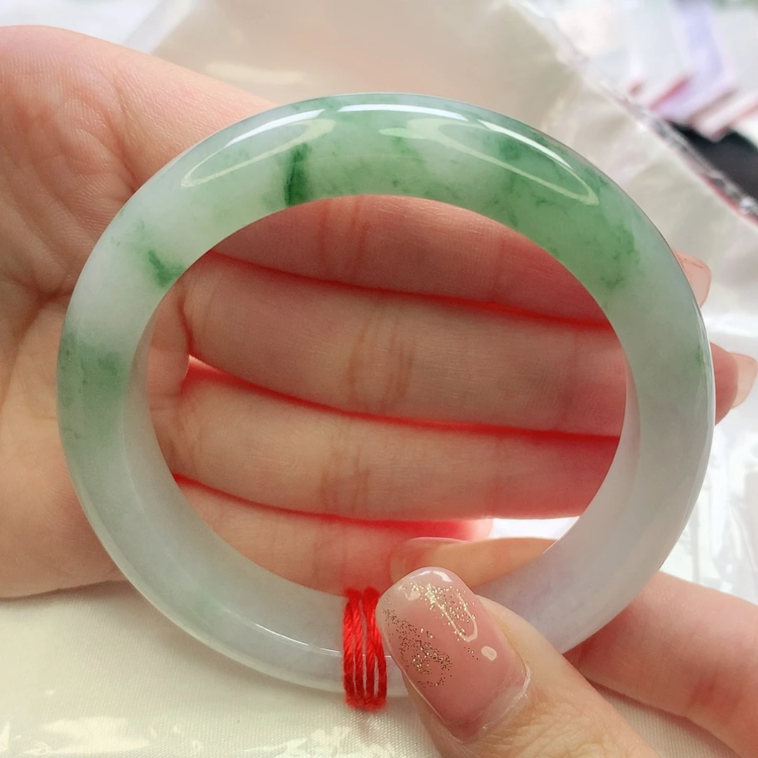 未镶嵌手镯翡翠缅甸天然A货翡翠 54