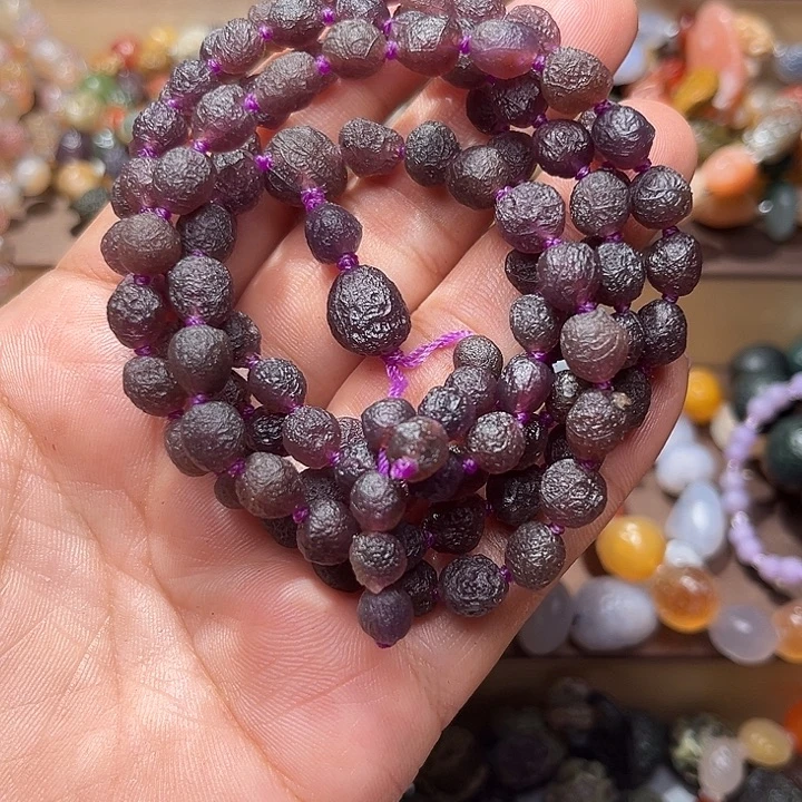 阿拉善彩玛瑙毛衣链