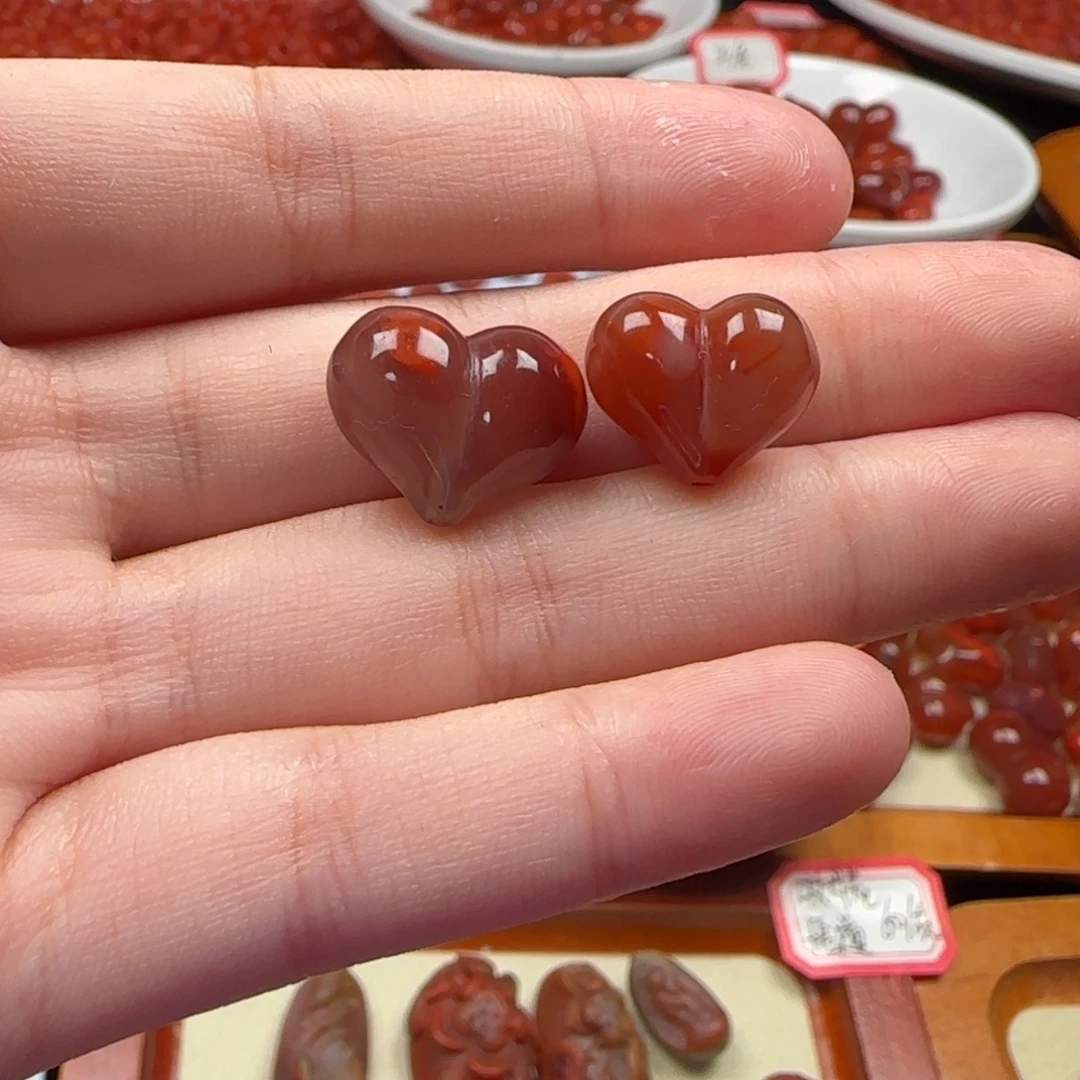 南红玛瑙未镶嵌挂件微瑕不退换