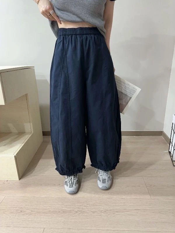 新款韩系百搭花苞休闲裤093