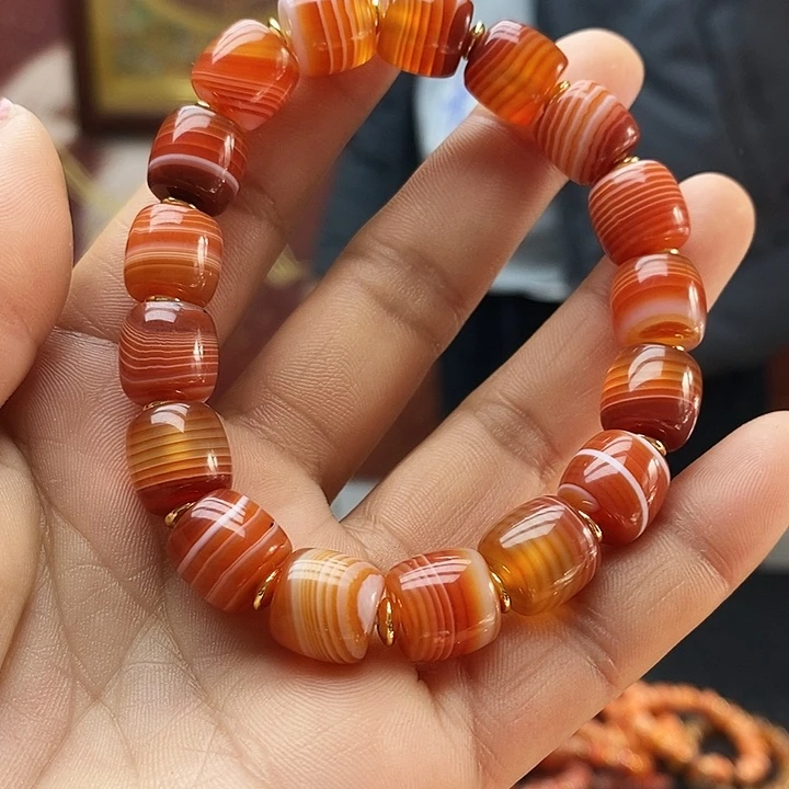 玛瑙/玉髓合金颈饰