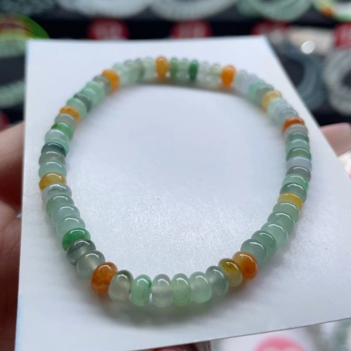 未镶嵌手链翡翠卡4.9