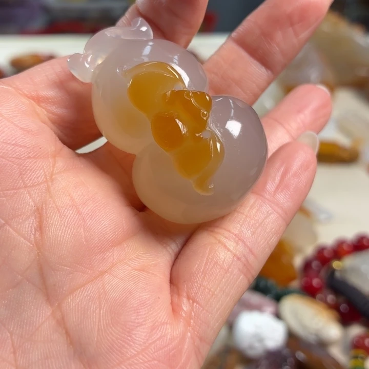 玛瑙/玉髓未镶嵌吊坠(不含链)