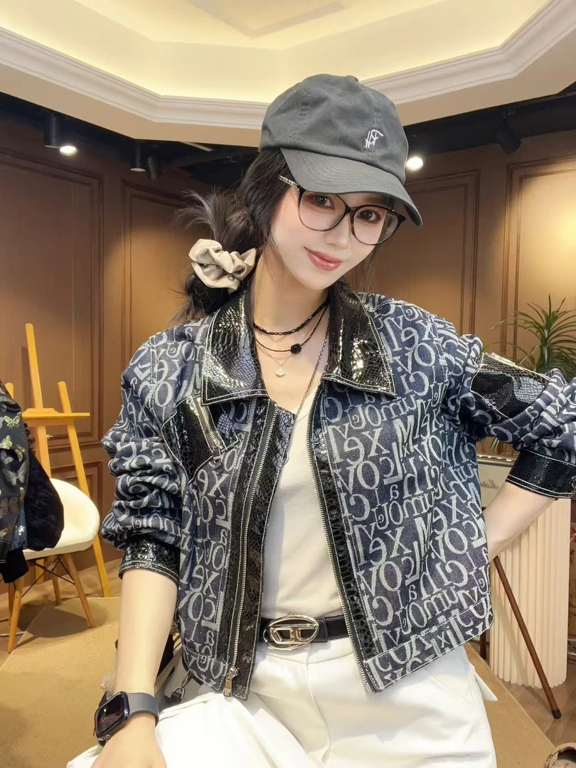 【千艺-Studio】“迷迭花园”秋装海宁秋冬款短款网红设计师夹克外套