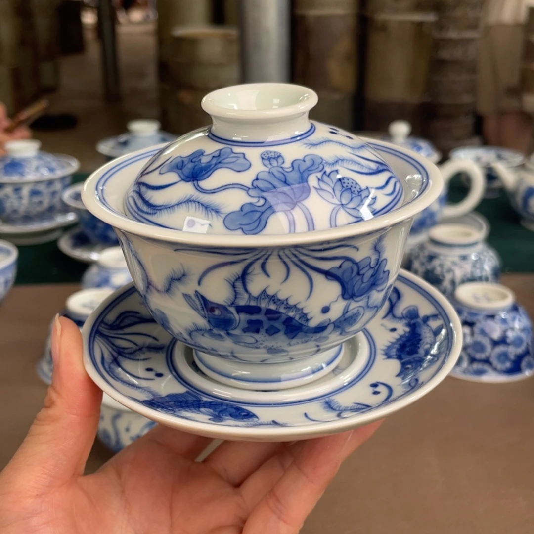 景德镇陶瓷手工手绘