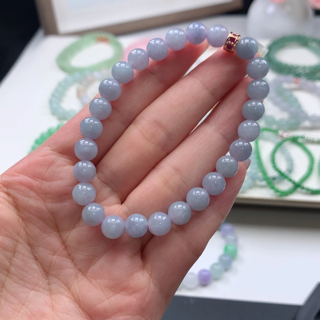 未镶嵌手链翡翠手链7.3mm