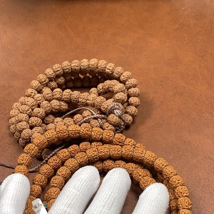 加***带金刚菩提吊坠108原皮魔丸