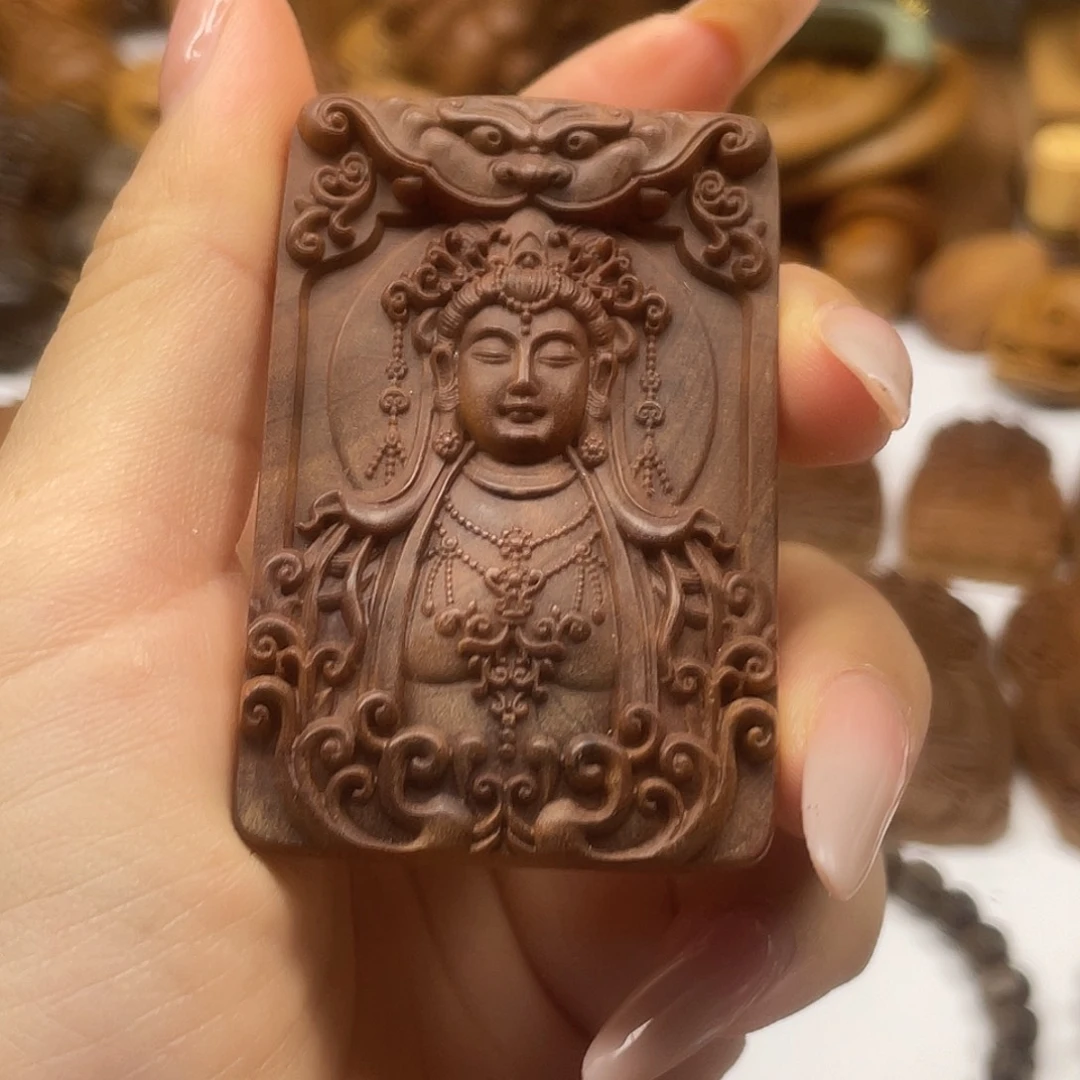 檀香木观音牌老山檀香