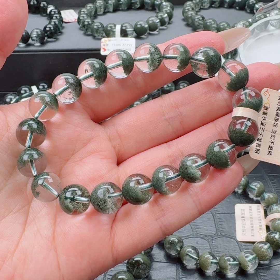 未镶嵌手链水晶聚宝盆位红皮10mm