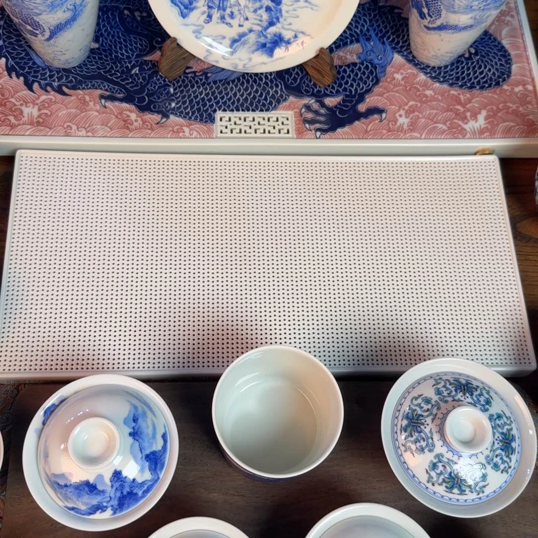 名窑口 茶盘放漏放漏放漏