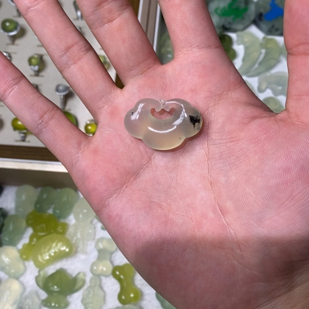 岫玉未镶嵌吊坠(不含链)两单包邮