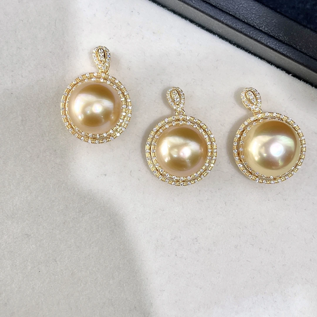 海水金珠设计款吊坠 13-14MM 多样性发一 R108