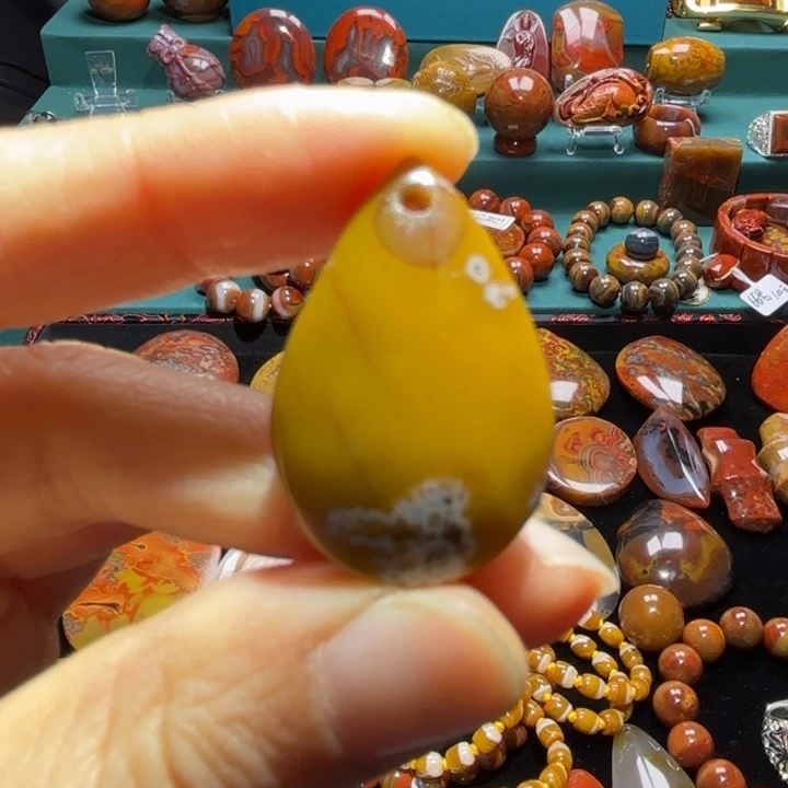 玛瑙/玉髓吊坠(不含链)未镶嵌