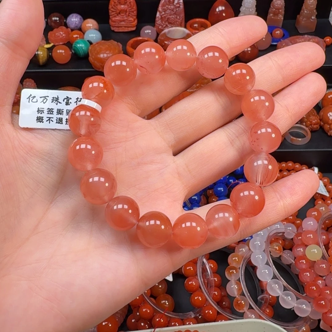 南红玛瑙未镶嵌手串12mm