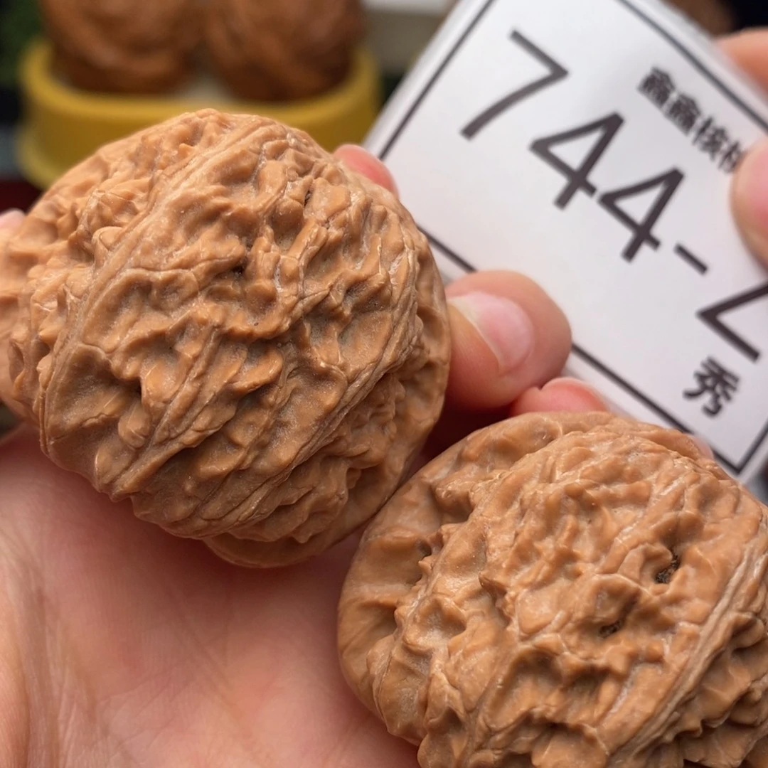 把件文玩核桃白狮子41……