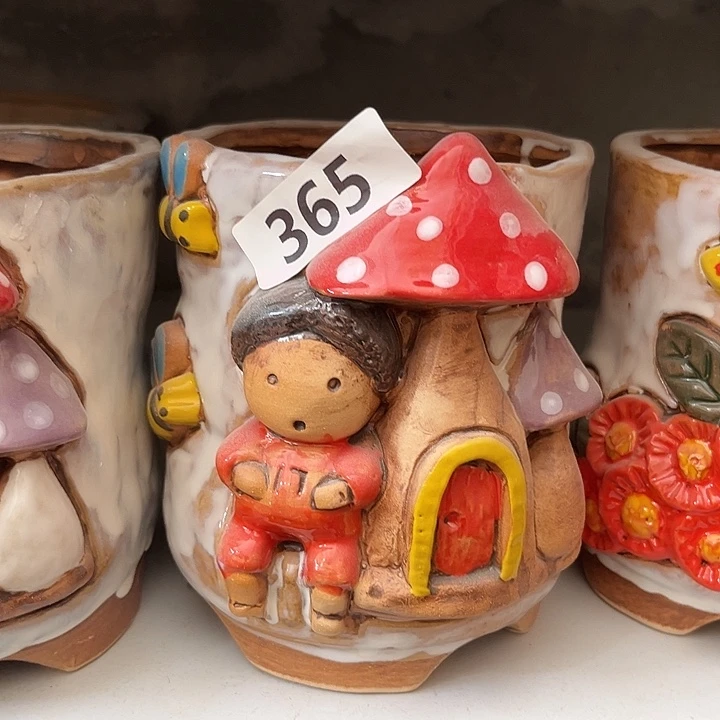 粗陶材质多肉花盆