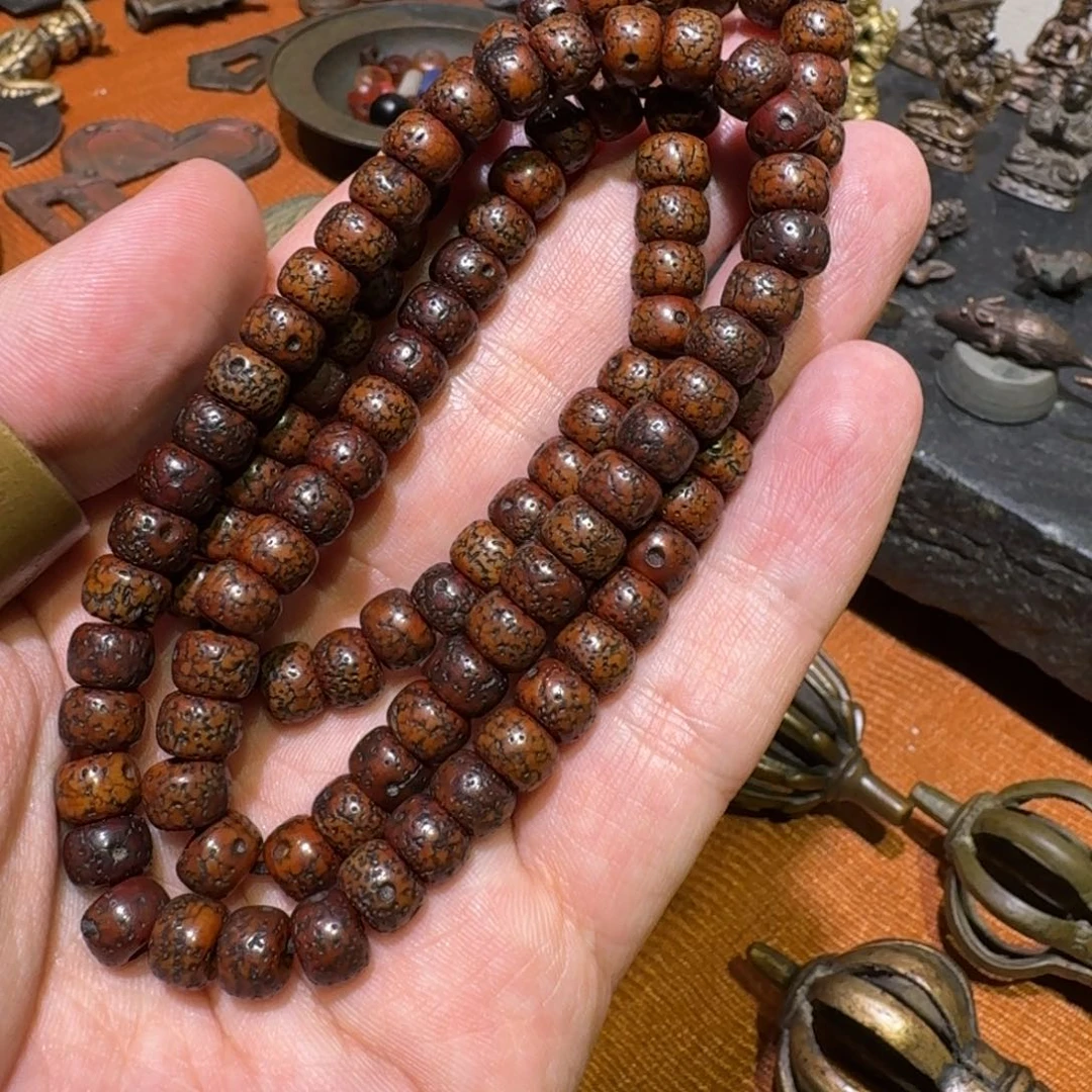 凤眼菩提吊坠手串