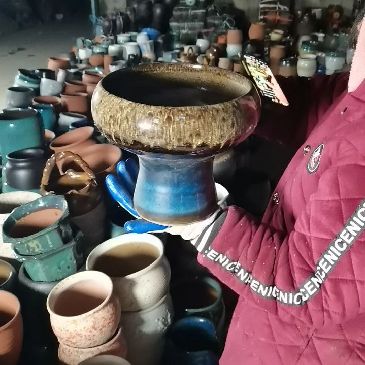 红陶口22高22瑕疵