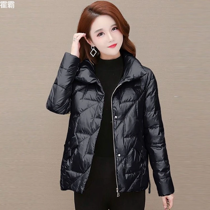 高端轻奢服袄冬季免洗女外套面洋气加厚保暖袄新款中老年妈妈时尚