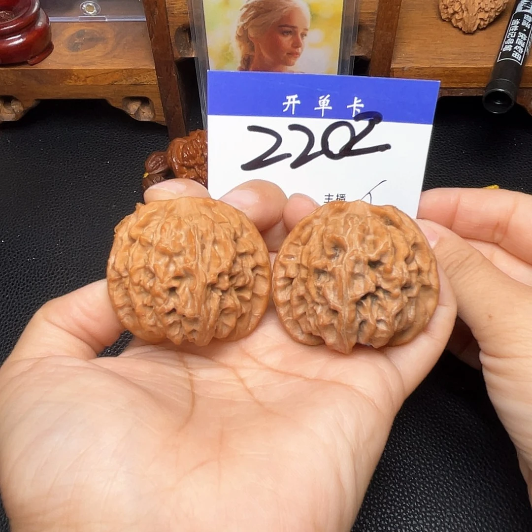 把件文玩核桃苹果42尺。 无刀