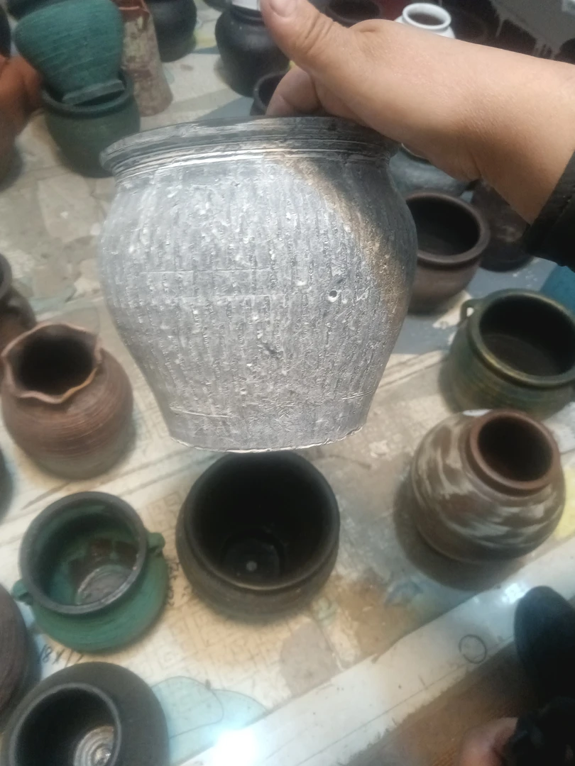 带孔带孔带孔粗陶古花盆多肉法师土陶罐复古花器